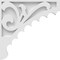 Ekena Millwork Genova Architectural Grade PVC Corbel, 1 7/8"W X 18"D X 18"H CORP01X18X18GE - alternate 3
